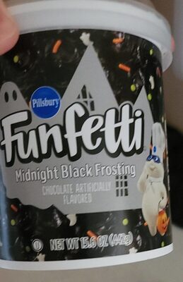 Chocolate Flavored Midnight Black Frosting, Chocolate
