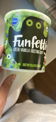 Green Vanilla Flavored Frosting, Green Vanilla