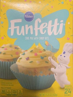 Cake Mix With Candy Bits Cupcakes