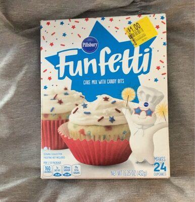 Stars And Stripes Candy Bits Cake Mix