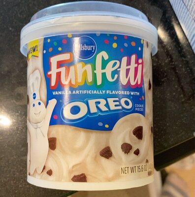 Vanilla Funfetti Oreo Cookie Pieces, Vanilla