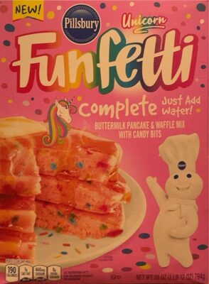Unicorn Complete Buttermilk With Candy Bits  Pancake & Waffle Mix