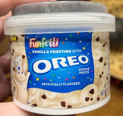 Vanilla Frosting With Cookie Pieces, Vanilla With Cookie Pieces