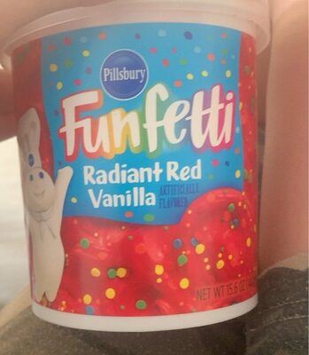 Radiant Red Vanilla Flavored Frosting, Radiant Red Vanilla