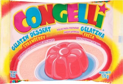 Strawberry Gelatin Dessert, Strawberry