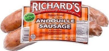 Hickory Smoked Andouille Sausage, Hickory Smoked