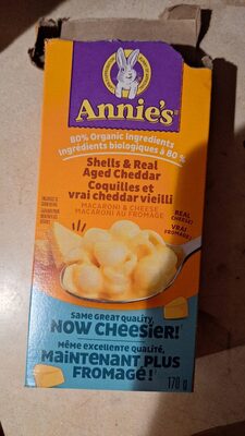 Macaroni & Cheese, Shells With Real Aged Cheddar