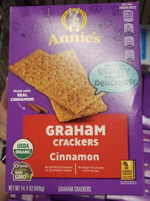 Annie's Organic Cinnamon Graham Crackers