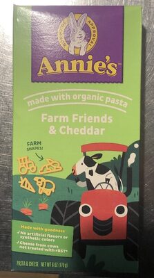 Annie's Farm Friends & Cheddar Mac N Cheese