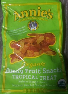 Annie's Organic Tropical Treat Bunny Fruit Snacks