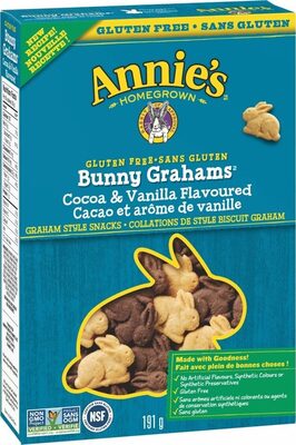 Gluten Free Bunny Cookies, Cocoa & Vanilla