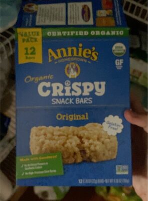 Organic Crispy Snack Bars Original, Original