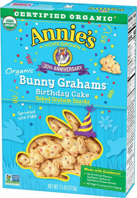 Annie's Organic Birthday Cake Bunny Grahams