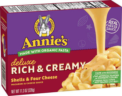 Annie's Deluxe Rich & Creamy Pasta Shells & Four Cheese Mac N Cheese