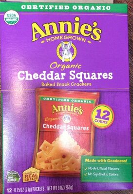 Cheddar Squares Baked Snack Crackers, Cheddar