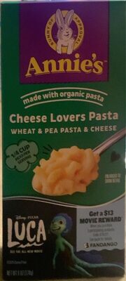 Cheese Lovers Wheat And Pea Pasta & Cheese, Cheese Lovers