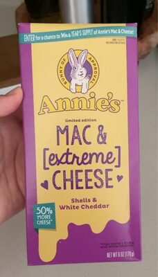 Shells & White Cheddar Mac & [Extreme] Cheese, White Cheddar