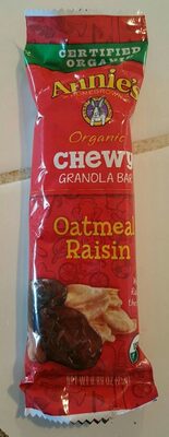 Annie's Organic Chewy Oatmeal Raisin Granola Bar