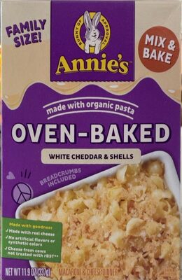 Oven-Baked White Cheddar & Shells Macaroni & Cheese Dinner