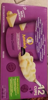 Annie's White Cheddar Pasta & Cheese Microwave Cup 12 Count