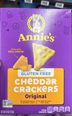 Annie's Gluten Free Original Cheddar Crackers