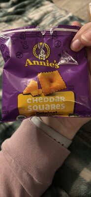 Annie's Organic Cheddar Squares Baked Snack Crackers