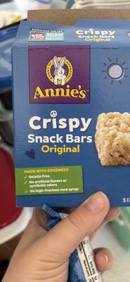 Annie's Homegrown Organic Original Crispy Snack Bars 5ct
