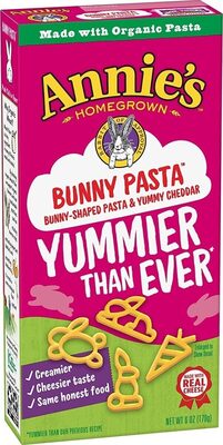 Annie's Yummy Bunnies & Cheddar Pasta Mac N Cheese