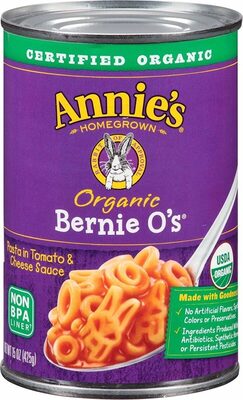 Annie's Organic Bernie O's Canned Pasta