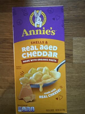 Annie's Shells & Aged Cheddar Macaroni & Cheese With Organic Pasta
