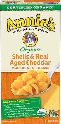 Annie's Organic Shells & Real Aged Cheddar Macaroni & Cheese