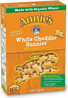 Annie's Organic White Cheddar Bunnies Baked Snack Crackers