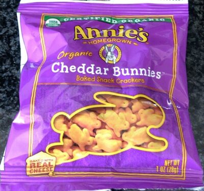 Annie's Organic Cheddar Bunnies Baked Snack Crackers