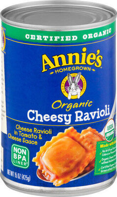 Annie's Homegrown Organic Cheesy Ravioli