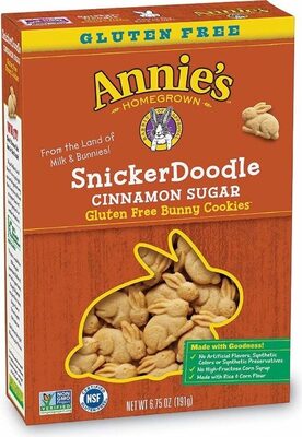 Annie's Gluten Free Snickerdoodle Bunny Cookies