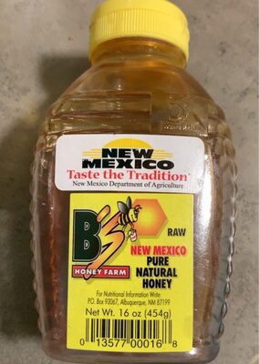 New Mexico Raw Honey, New Mexico