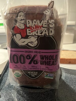 Dave's Killer Bread, 100% Whole Wheat Organic Bread