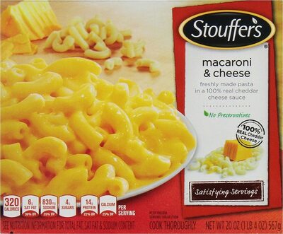 Stouffer's Macaroni and Cheese Frozen Entre 20oz Box