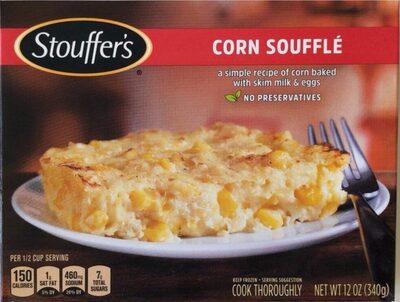 Corn Souffle A Simple Recipe Of Corn Baked With Skim Milk & Eggs, Corn Souffle