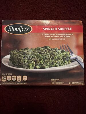 STOUFFER's Classics Spinach Souffl Frozen Entre 12oz Box