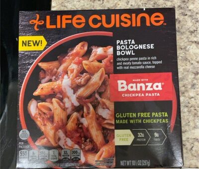 LIFE CUISINE Gluten Free Bolognese Bowl 10.5oz. Bowl