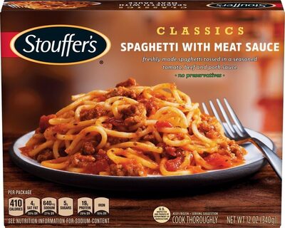 With Meat Sauce Spaghetti