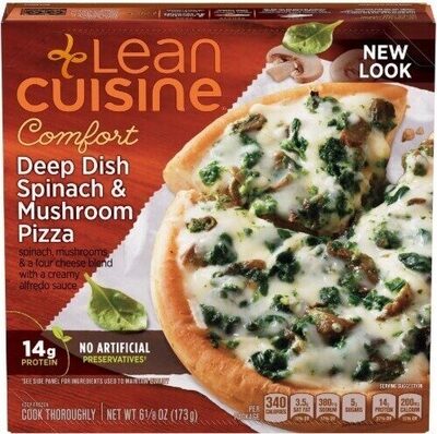 Protein Kick Spinach & Mushroom Pizza, Spinach; Mushroom