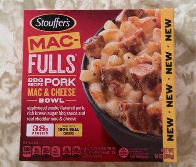 BBQ Recipe Pork Mac & Cheese Bowl, Pork