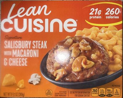 Protein Kick Salisbury Steak With Macaroni & Cheese