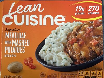 Meatloaf With Mashed Potatoes Protein Kick, Meatloaf