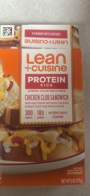 LEAN CUISINE Features Chicken Club Sandwich 6oz.