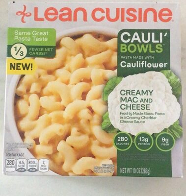 Creamy Mac And Cheese Cauli' Bowls, Cheese