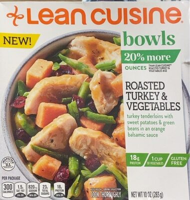Lean Cuisine Roasted Turkey & Vegetables Bowls, 10 Oz