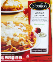 Chicken Parmesan Breaded Chicken Breast With Rib Meat, Spaghetti, Marinara Sauce And Real Mozzarella Cheese, Chicken Parmesan